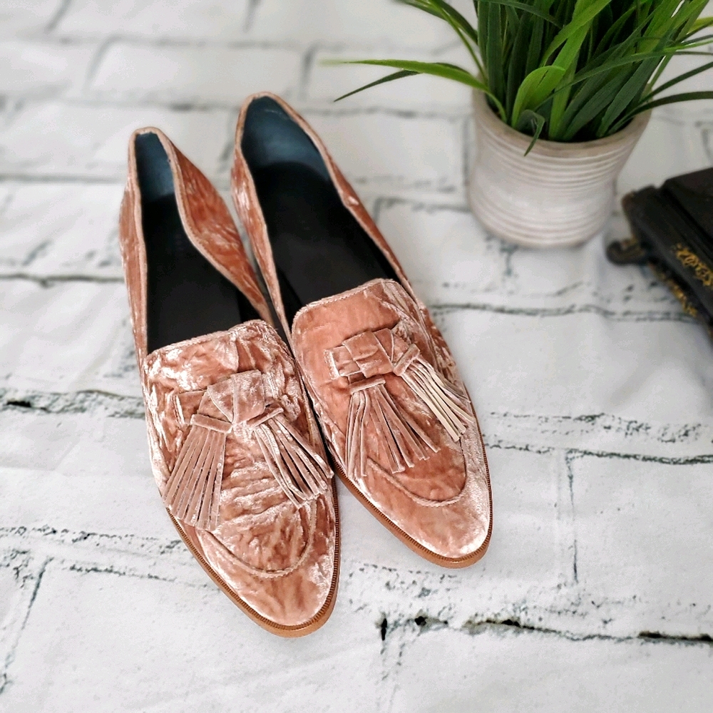 Rebecca Minkoff Velvet Edie Loafers EUC